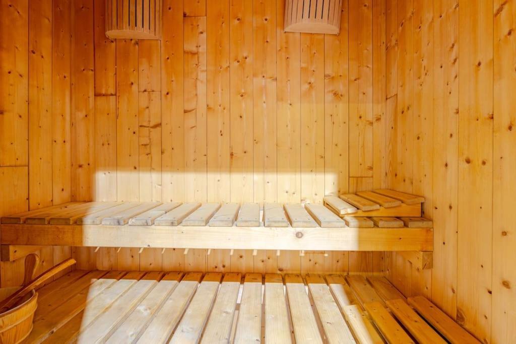 Appartement En Chalet Individuel Sauna Piscine Valmeinier Exterior foto
